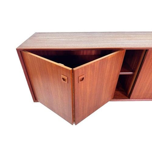 Wood Danish Teak Sideboard by Erik Bouer for Brouer, 1960s For Sale - Image 7 of 11