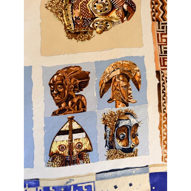 Hermes Persona Silk Scarf 2003 by Loïc Dubigeon. For Sale In New York - Image 6 of 12