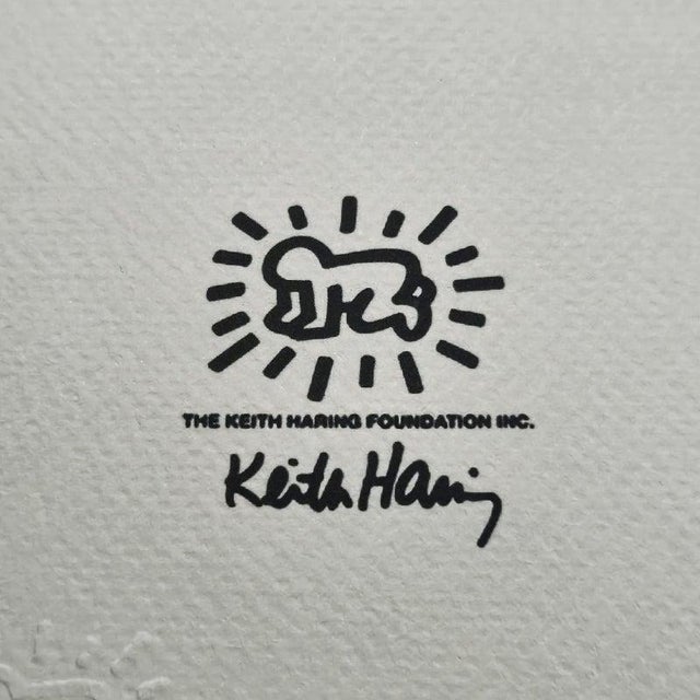 1990s Keith Haring, Figurative Composition, Limited Edition Lithograph, 1990s For Sale - Image 5 of 9