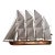 1970s Modern Copper Schooner Sailing Ship Wall Sculpture by Curtis Jeré For Sale