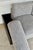 Modern Modern Gray Chevron Bolster Sofa For Sale - Image 3 of 8