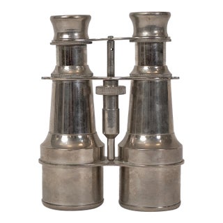 Antique Nickel-Plated Opera Glasses For Sale