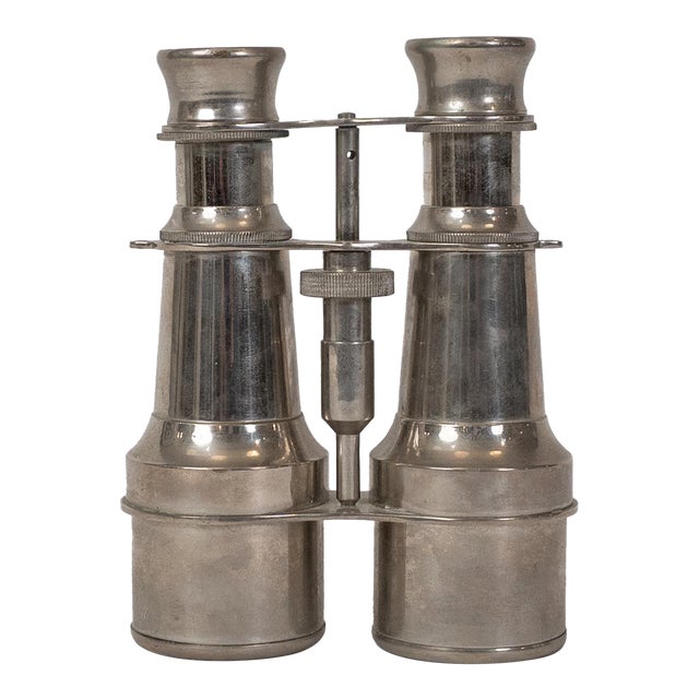 Antique Nickel-Plated Opera Glasses For Sale