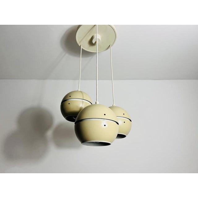 1970s Space Age Cascade Pendant Lamp, East Germany, 1970s For Sale - Image 5 of 12