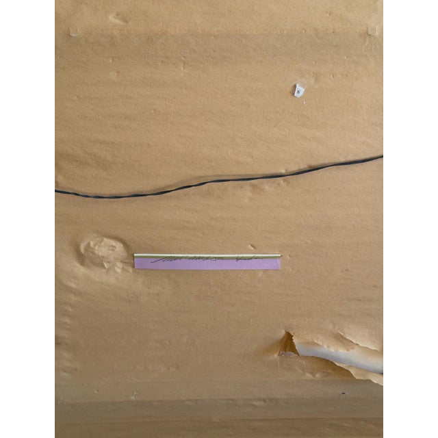 Printmaking Materials Vintage “Loves Passenger” Art Deco by Muramasa Kudo For Sale - Image 7 of 14