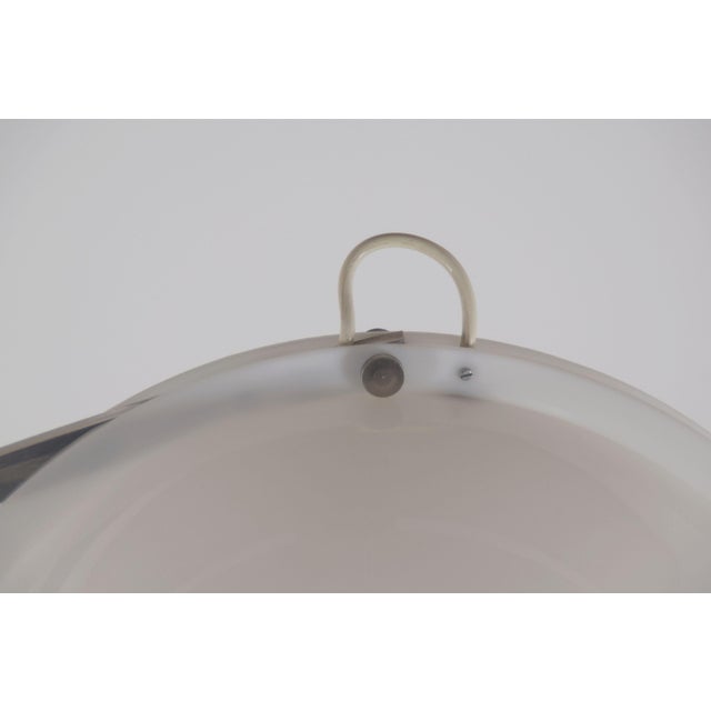 Metal Italian Arc Floor Lamp by Guzzini, 1970s For Sale - Image 7 of 9