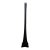 Vintage Post-Modern Solid Black Glass Eiffel Tower Stretch Vase – For Sale