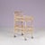 Bamboo Trolley with Glass Tops, Italy, 1950s For Sale - Image 3 of 13