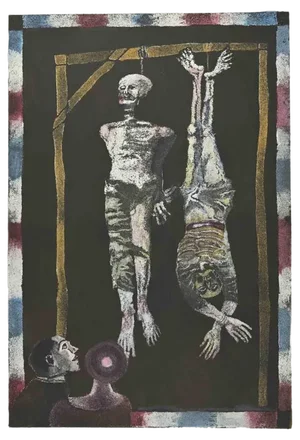 Franco Gentilini, The Hanged Man, Etching and Aquatint, 1970s