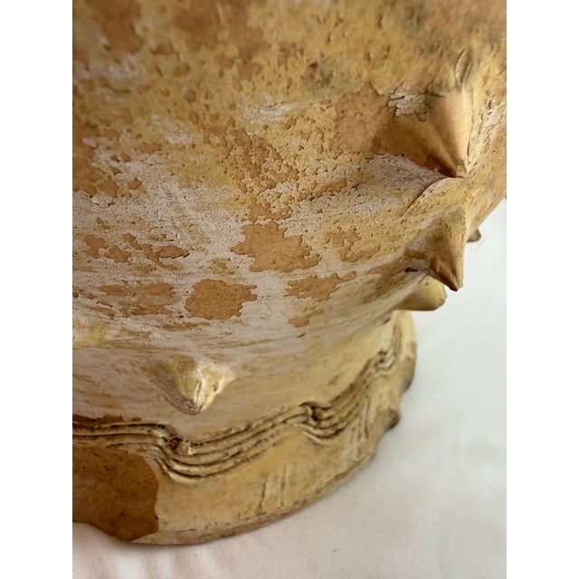 Vintage Mid Century Brutalist Folk Art Pinch Pot Planter in the Sytle of Dexter Pottery For Sale - Image 10 of 11