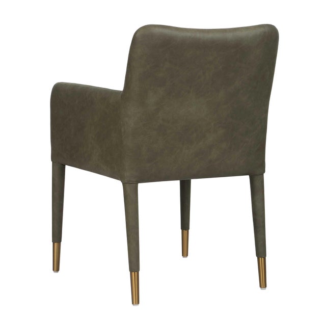 Green Conifer Pine Dining Armchair For Sale - Image 8 of 9