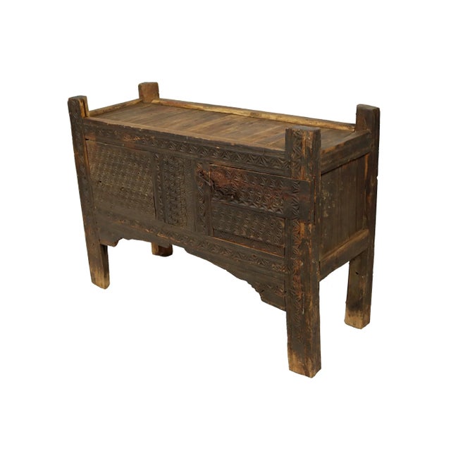 Very rarely and unique 19th century antiquity Turkmen yurt Dowry Chest of a wealthy Nomadic women to keeping her Dowry...