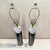 1980s Postmodern Lucite and Black Table Lamps - A Pair For Sale - Image 4 of 8