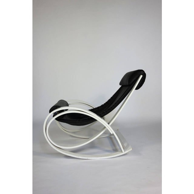 Modern Gae Aulenti Iconic Rocking Chair For Sale - Image 3 of 5