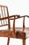 Armchair in Brass, Leather and Mahogany attributed to Jens Brøtterup, 1950s For Sale - Image 6 of 11