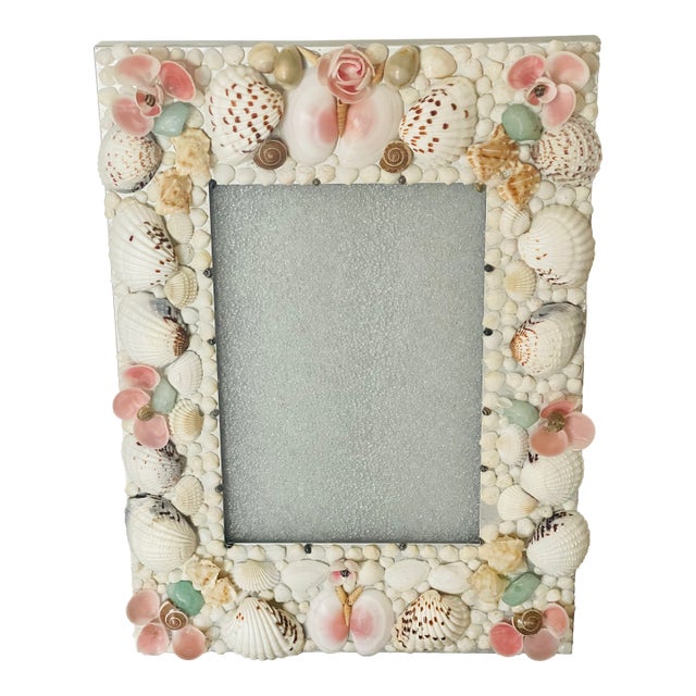 1970s Sailors Valentines Large Photo Frame For Sale