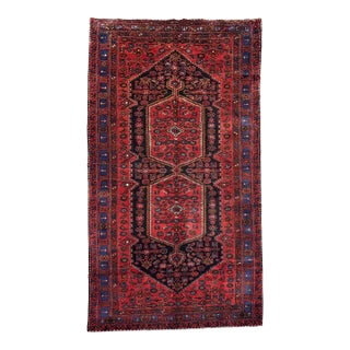 Antique Persian Zanjan Hand-Knotted Rug 5'6" X 13'8" For Sale