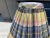 English Madras Plaid Shirred Lampshades - a Pair For Sale - Image 3 of 4