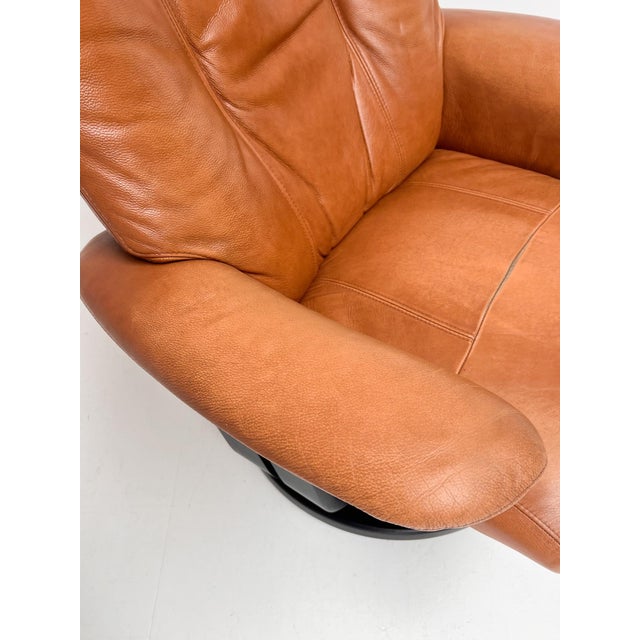 Relax Chair with Ottoman by Hjort Knudsen, 1990s For Sale - Image 9 of 18