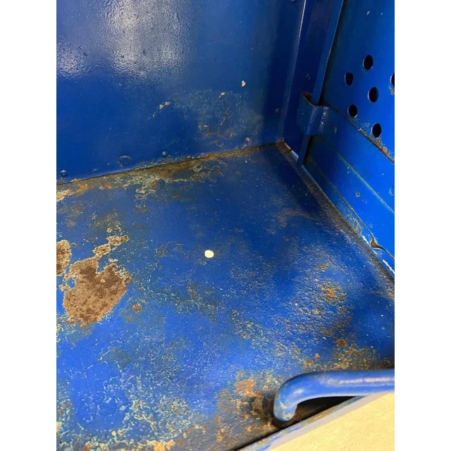1950s Metal Locker with Rivets For Sale - Image 5 of 14