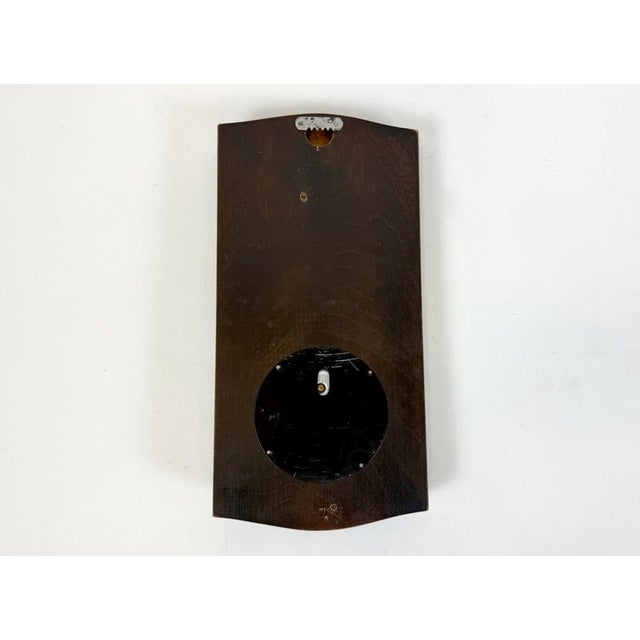 Wood Art Deco French Weather Station, 1930s For Sale - Image 7 of 8