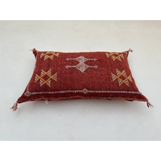 Handmade Cactus Silk Pillow Covers - a Pair For Sale - Image 4 of 8