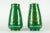 Jade Vintage Italian Porcelian Decorative Vases - a Pair For Sale - Image 8 of 8