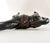 Vintage Black Equestrian Horse Sculpture With Leather Saddle & Bridle For Sale - Image 12 of 12