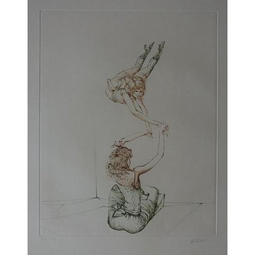 Hans Bellmer, The Equilibrists, Original Engraving For Sale - Image 8 of 8