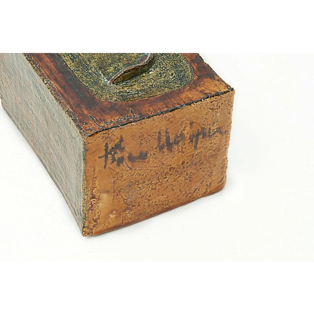 Ceramic Vase by François Lanusé, 1960s, in Very Good conditions. Designed 1960 to 1969 This piece has an attribution mark,...