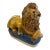 The Literary Lion by B. McLaughlin 1950 Touchstone Ceramic Sculpture Figurine For Sale