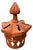 Vintage Terracotta Crown Lantern & Chimney Pot Architectural Element For Sale In West Palm - Image 6 of 12
