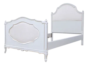Venetian Style White Single Bed, 1980s
