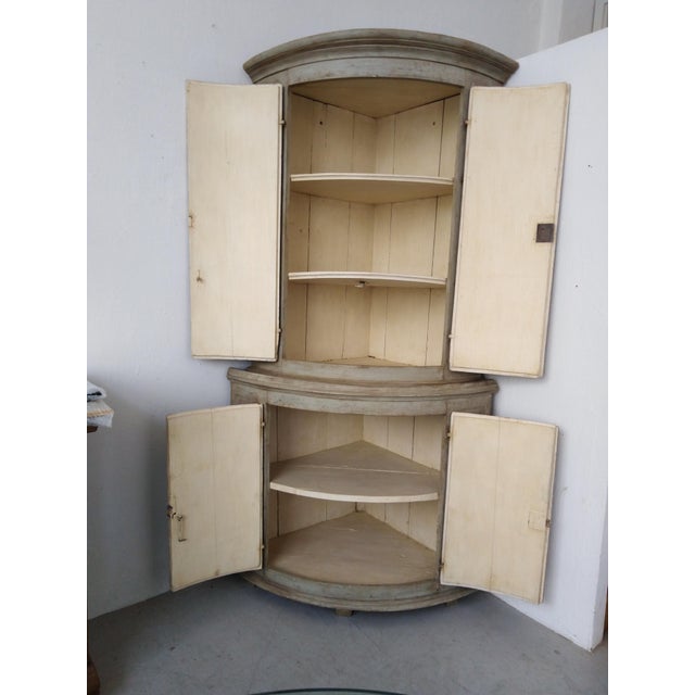Gustavian Corner Cabinet, Sweden For Sale - Image 13 of 18