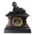 19th Century French Egyptian Revival Sphinx Bronze on Mantel Clock Base For Sale