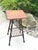 Antique, Dark Oak, Victorian-Style, Accent Table With Spool-Turned Legs and a Slatted Shelf, 1890’s For Sale - Image 4 of 12