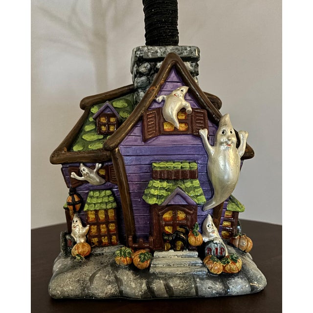 1990s Christopher Radko "Howl Manor" Halloween Ornament Tree For Sale - Image 4 of 8