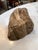 Vintage Hand-Carved Brown Marble Ashtray – Natural Raw-Edge Stone For Sale In Los Angeles - Image 6 of 6