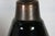 Brown Late 20th Century 2 Rare Frederick Cooper Hand Blown Brutalist Glass Wine Bottle Lamps 42" For Sale - Image 8 of 18