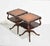 1950s Georgian Revival Leather Mahogany Occasional Tripod Tables by Venice Furniture Novelty Manufacturing Co.Chicago For Sale - Image 10 of 13