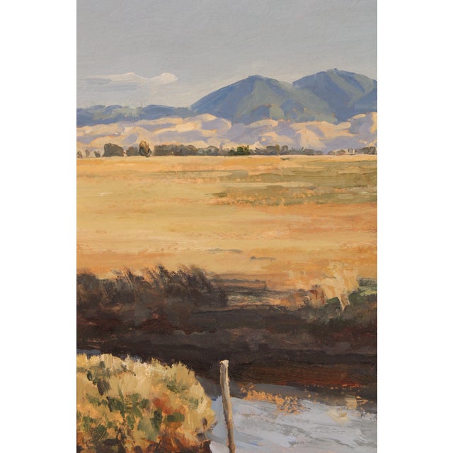 Wood Painting of Mt. Diablo by Ian McKibban (Born 1929) For Sale - Image 7 of 13