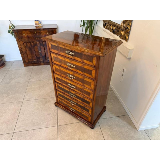 Brown Chest of Drawers in Spruce For Sale - Image 8 of 14