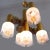 Metal Italian Ceiling Lamp by Gaetano Sciolari for Sciolari, 1970s For Sale - Image 7 of 10