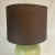 Metal 1980s Postmodern Boho Chic Ceramic and Metal Table Lamp in Celadon & Brown For Sale - Image 7 of 10