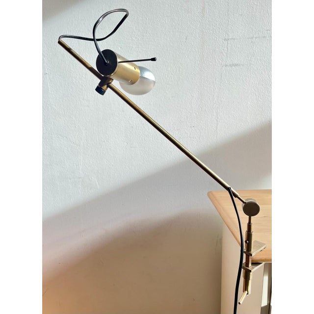Model 255 Clamp Table Lamp by Tito Agnoli for Oluce, 1959 For Sale - Image 13 of 14