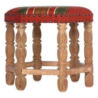 Scandinavian Modern Octagonal Stool in the style of Henning Kjærnulf, Denmark, 1960s For Sale
