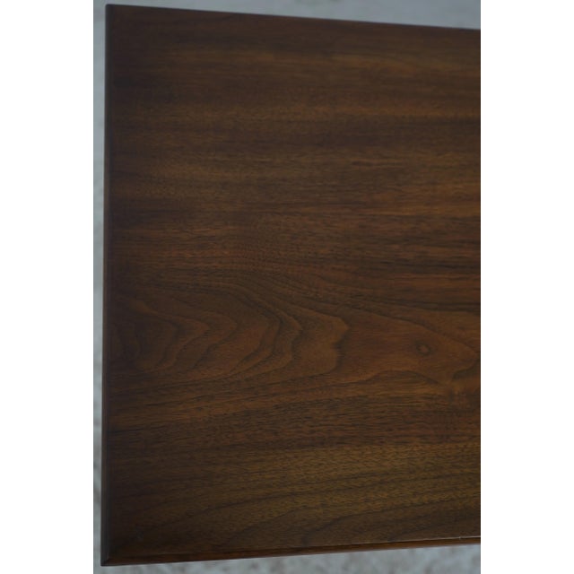 Henkel Harris Walnut 2 Drawer Console Table For Sale - Image 13 of 18