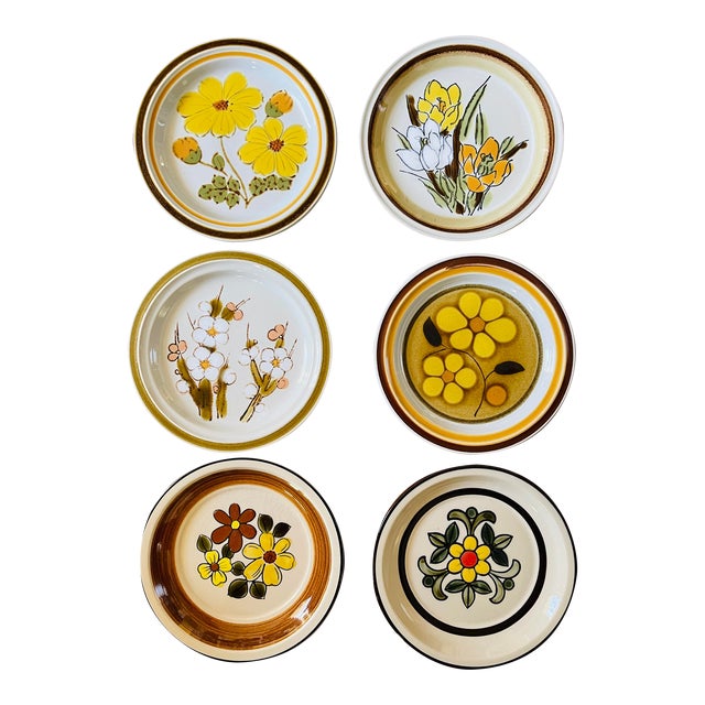 Vintage Mismatched Set of 6 Salad Plates Chairish