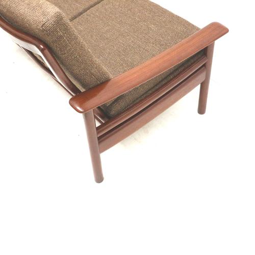 Vintage Danish Teak 2-Seater Sofa, 1960s For Sale - Image 4 of 8
