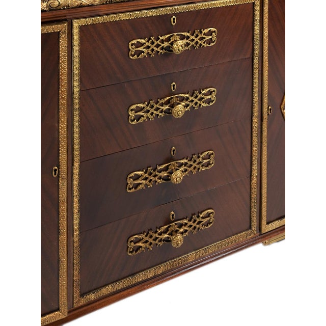 20th Century Louis XV Bronze Chest of Drawers For Sale - Image 4 of 8